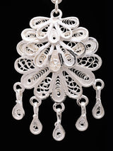 Tarakasi Filigree Sterling Silver Flower Earrings