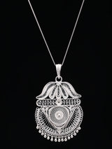 Tarakasi Filigree Sterling Silver Pendant and Earrings Set