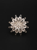 Handcrafted Tarakasi Filigree Sterling Silver Adjustable Ring