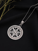Chakra Filigree Tarakasi Sterling Silver Pendant