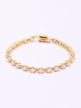Faceted Ethiopian Opal Sterling Silver Tennis Bracelet
