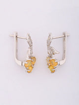 Faceted Ethiopian Opal Sterling Silver Stud Earrings