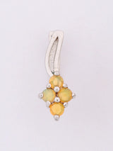 Ethiopian Opal Sterling Silver Stud Earrings