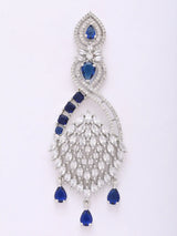 Teardrop Crystal Zirconia Statement Dangle Earrings