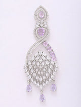 Teardrop Crystal Zirconia Statement Dangle Earrings