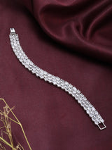 Oval Cut American Diamond Tennis Bracelet