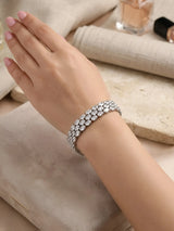 Oval Cut American Diamond Tennis Bracelet