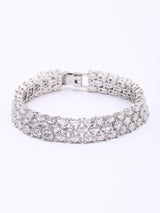 Oval Cut American Diamond Tennis Bracelet