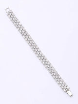 Oval Cut American Diamond Tennis Bracelet