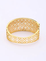 Polychrome American Diamond Stone Studded Cuff Bracelet