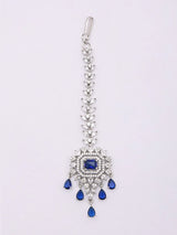 Multi-Strand Brass Necklace Set with Maang Tikka