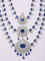 Multi-Strand Brass Necklace Set with Maang Tikka