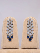 V-Shape Zircon Bridal Necklace Set with Maang Tikka