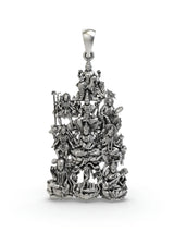 Dashamahavidya Devi Sterling Silver Pendant
