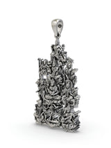 Dashamahavidya Devi Sterling Silver Pendant