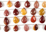 Mokite Faceted Briolette Gemstone Beads Necklace