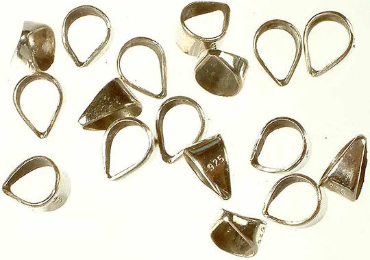 Sterling Silver Pendant Bales for Necklace Making