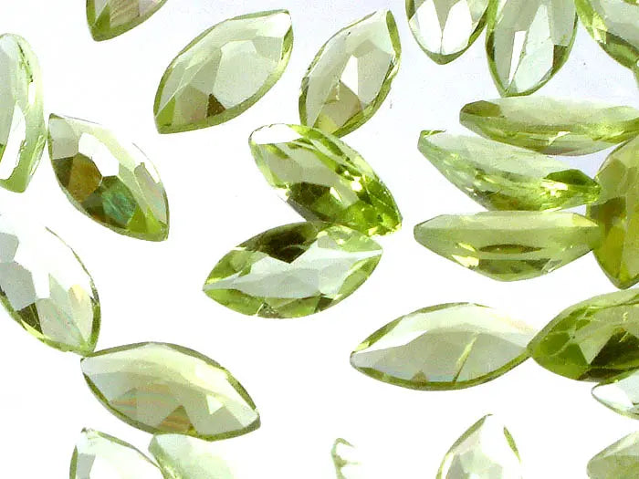 Peridot Marquise Beads Necklace Set of Eight Pieces
