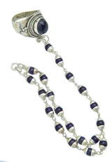 Amethyst Sterling Silver Slave Bracelet