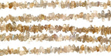 Rutilated Quartz Chip Gemstone Beads