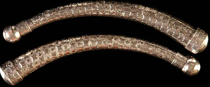 Sterling Silver Choker Ends, Set of Two Pairs