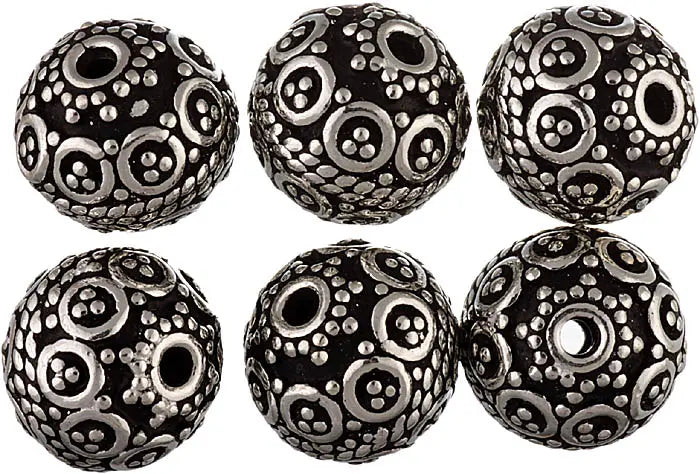 Sterling Silver Fine Beads Necklace Strand (Price Per Pair)