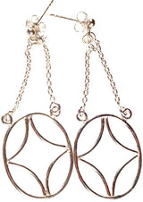 Sterling Silver Classic Hoop Post Earrings