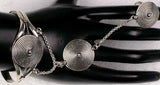 Hand Chain Sterling Silver Wire Wrap Bracelet