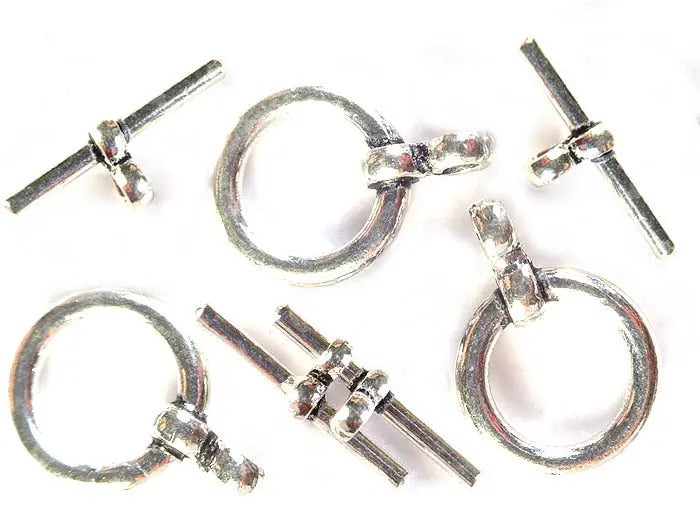 Sterling Silver Toggle Lock Necklace Clasp Connector