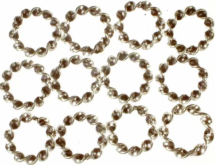 Twisted Bead Sterling Silver Bracelet