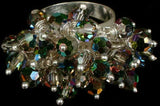 Multicolour Gemstone and Crystal Sterling Silver Ring