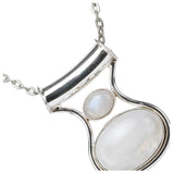 Rainbow Moonstone Sterling Silver Pendant