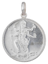 Goddess Kali Sterling Silver Pendant