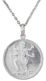 Goddess Kali Sterling Silver Pendant